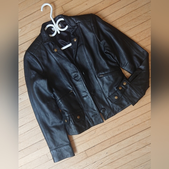 Metro 7 | Vintage Leather Jacket Sz2 - Picture 7 of 8